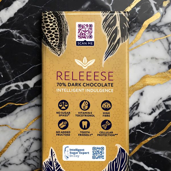 Releeese 70% Dark Chocolate (Box of 10)